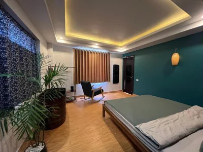 Habitación doble con vistas a la montaña — D Home Sapa